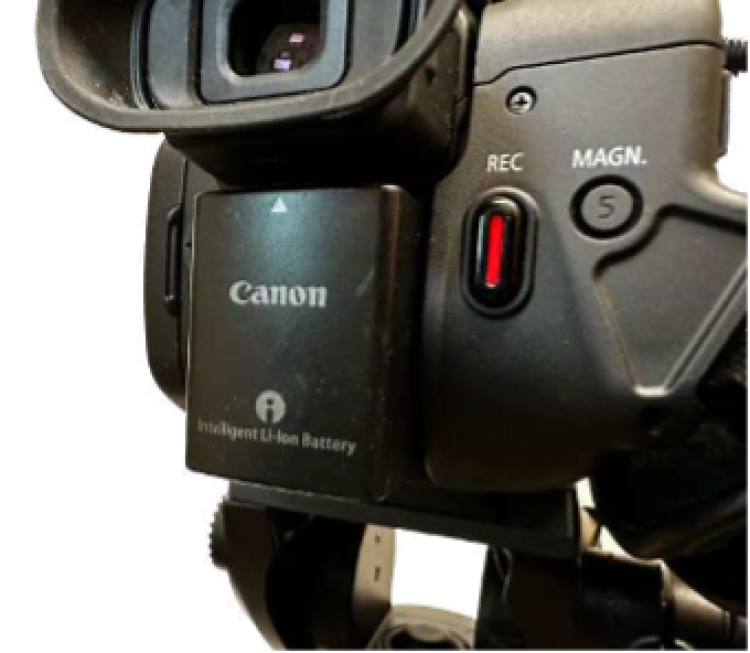 Battery in camera