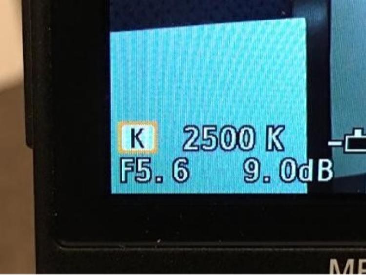Color temperature value