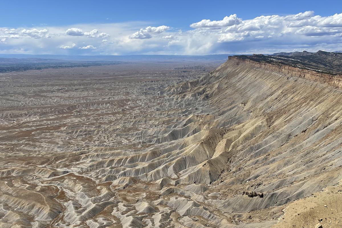 A dried section of the Colorado River