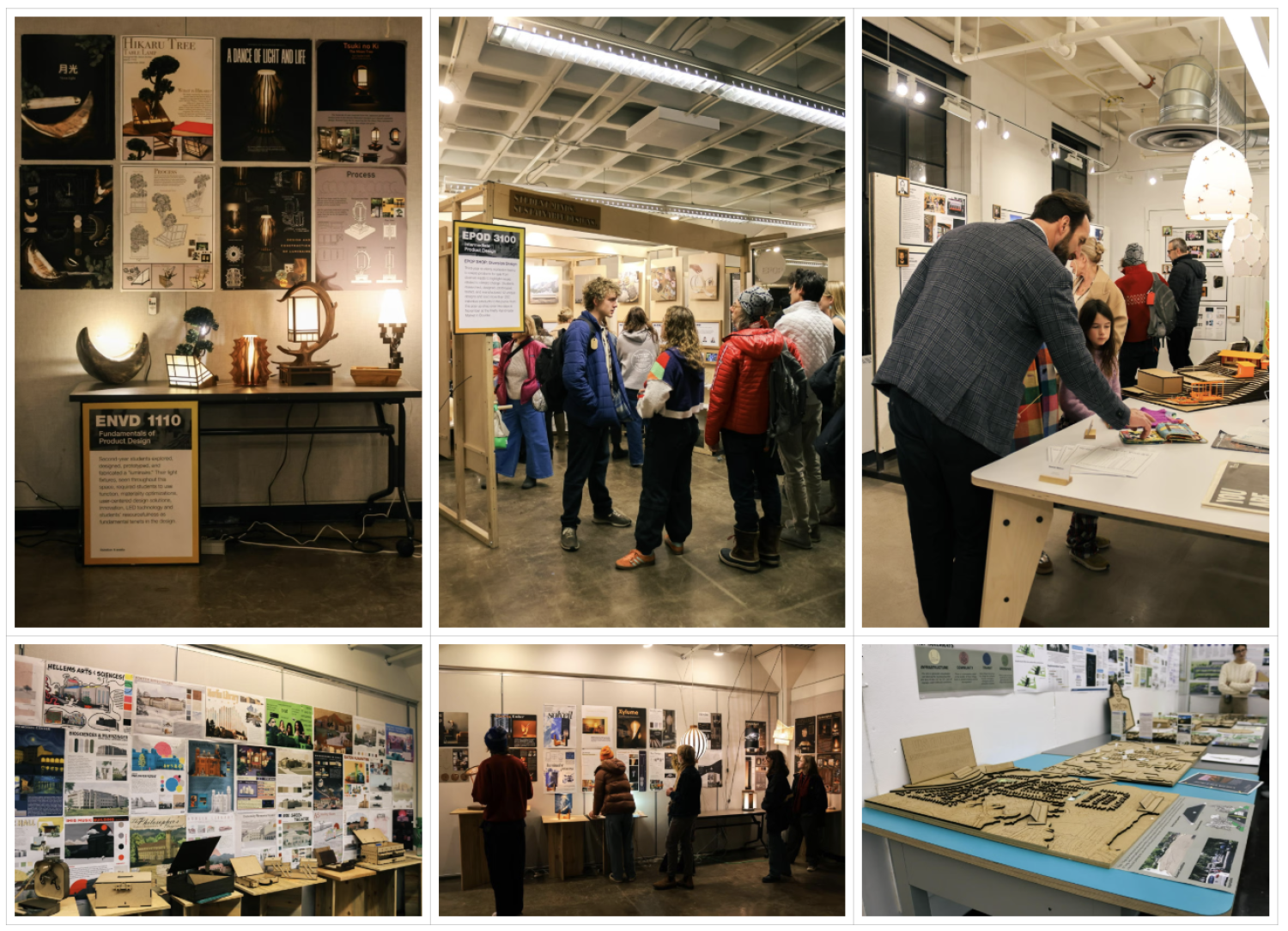 ENVD open house collage