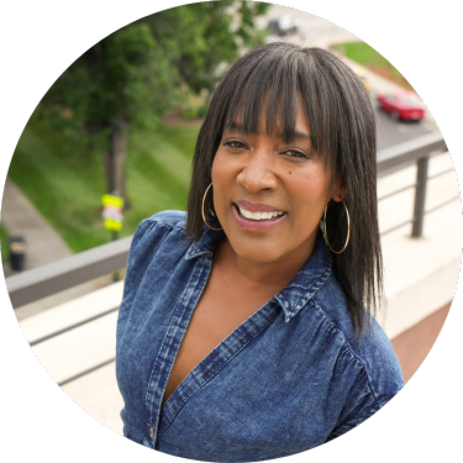 A photo of Nandi Pointer smiling towards the camera