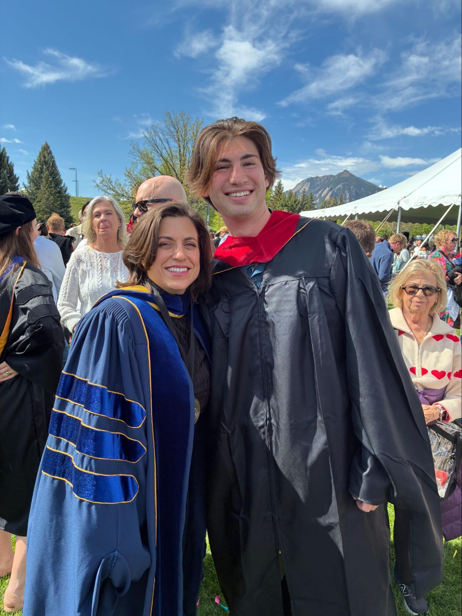 INFO Faculty Leysia Palen and Jordan Kesner (MInfoSci’25)