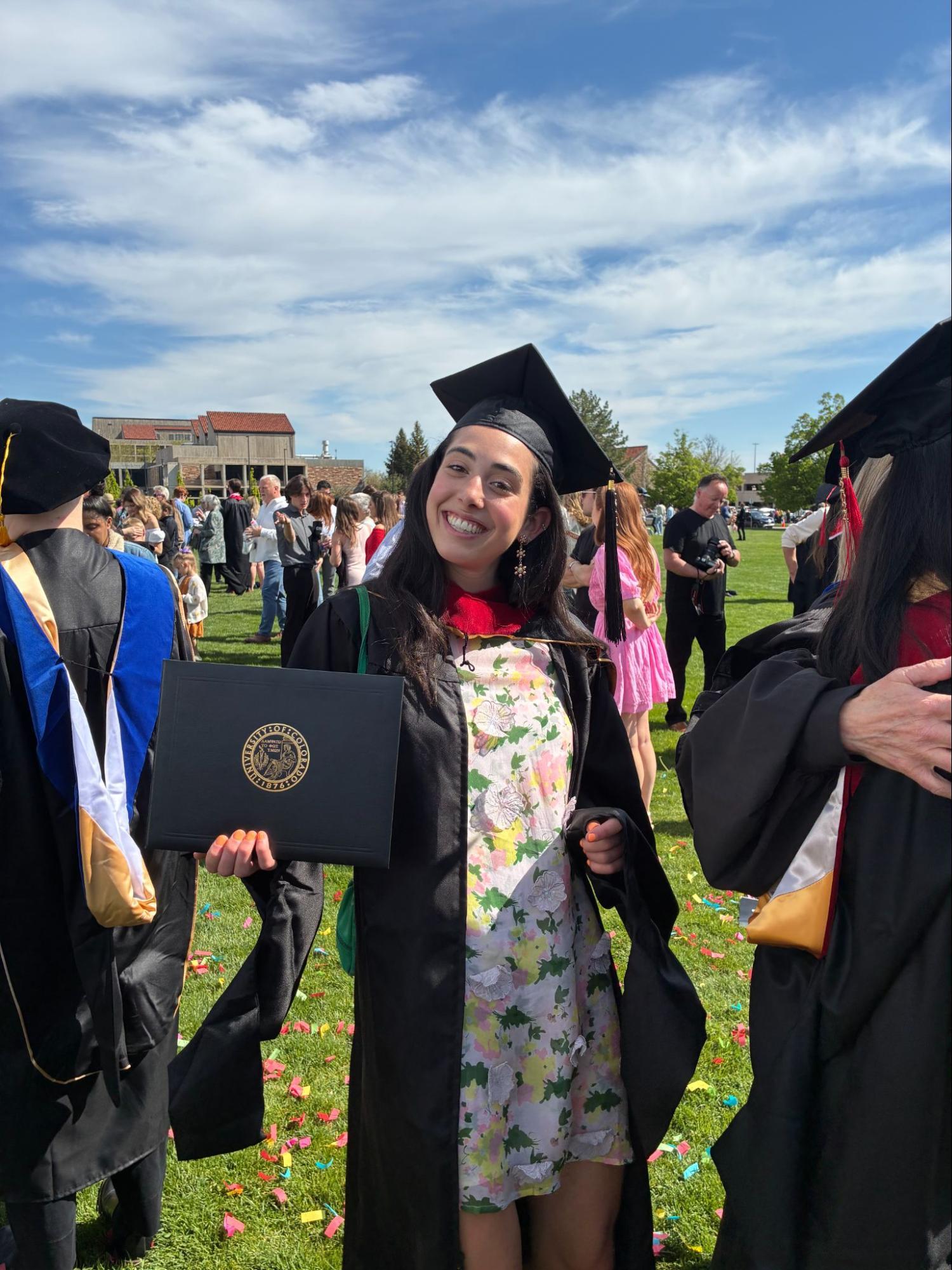 INFO students at graduation