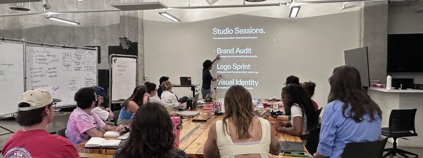 presentation in cmdi studio space