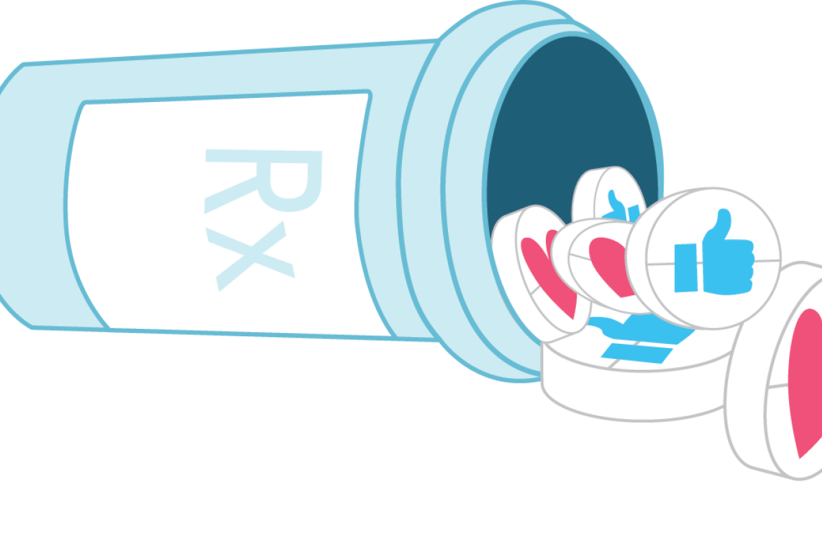 Pills piled up