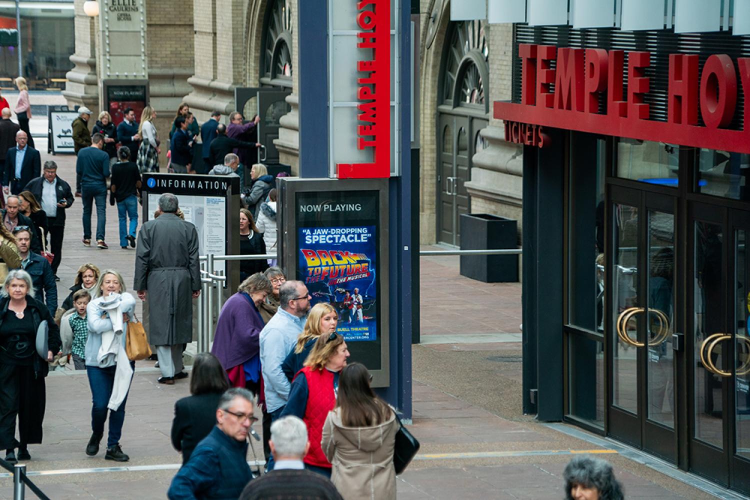 view from the street outside