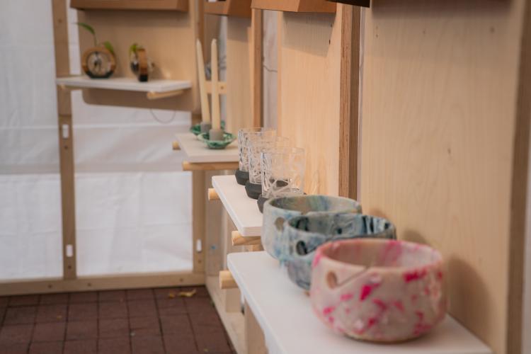 Yarn bowls made by EPOP students