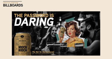 hooch booch billboard mockup