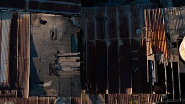 Photo of a derelict building