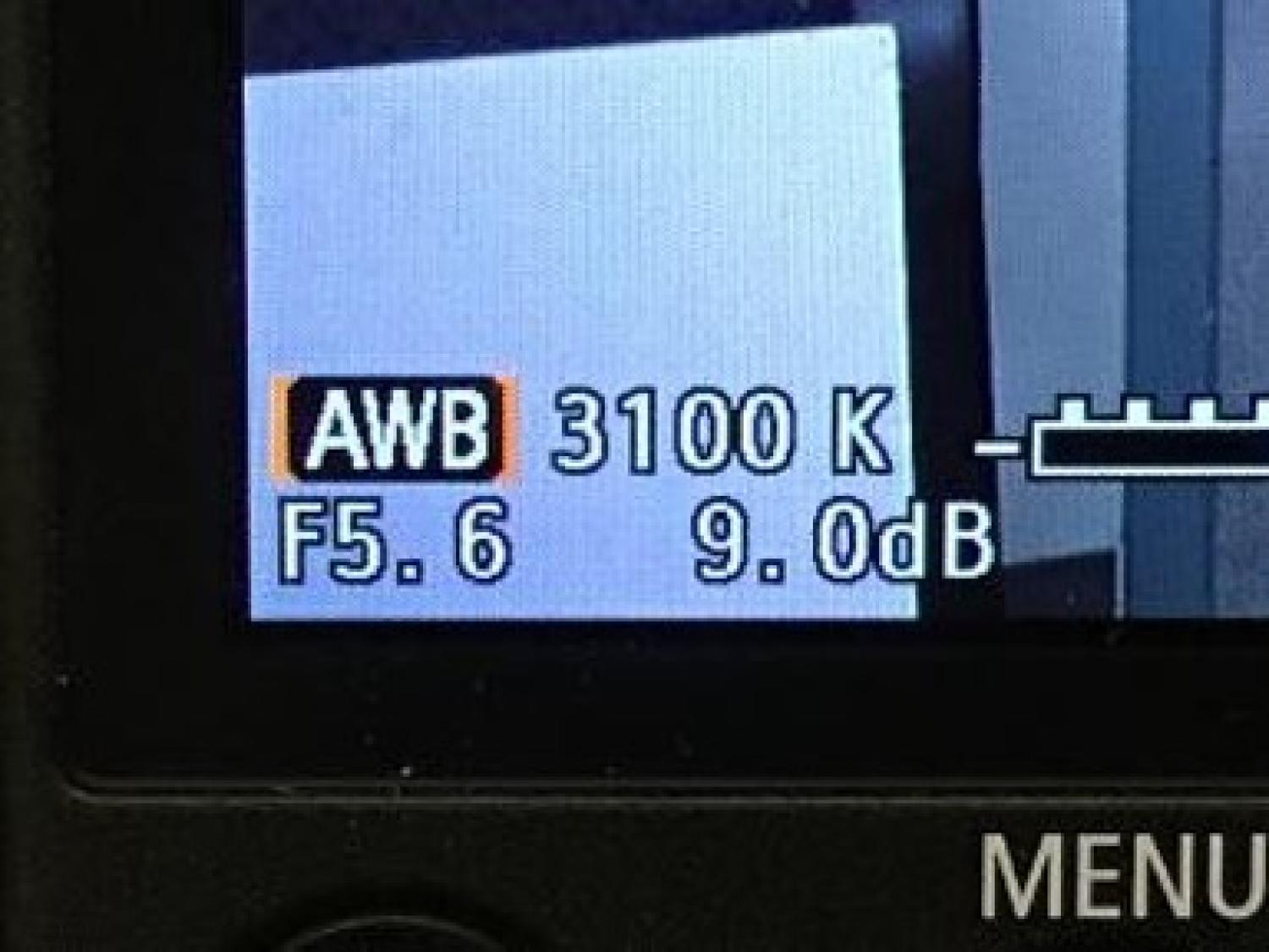 Automatic white balance
