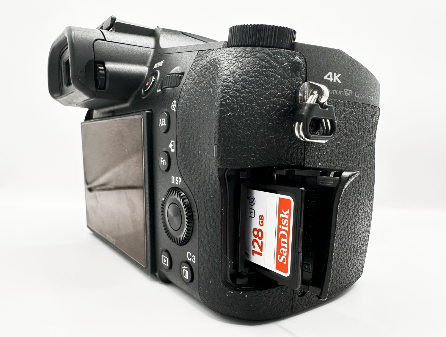 SD card going into camera
