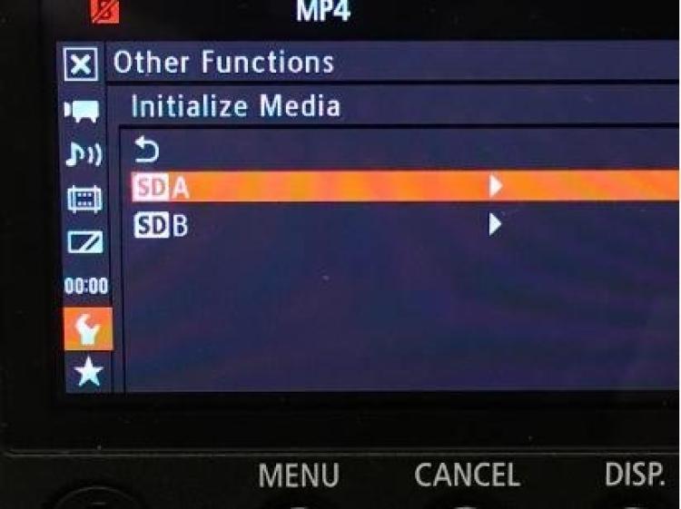 Initialize SD slots