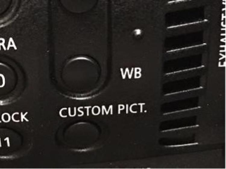 White balance button