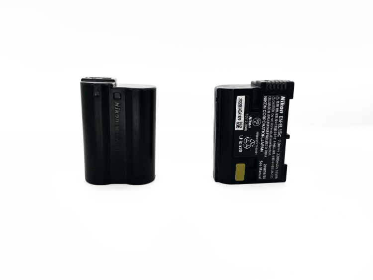 Two Nikon batteries