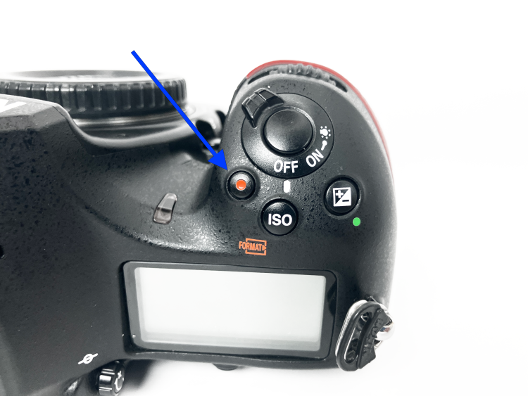 Nikon D850 Record Button