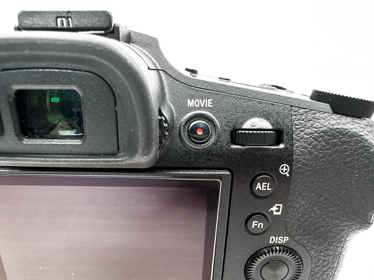 RX10 Movie Button