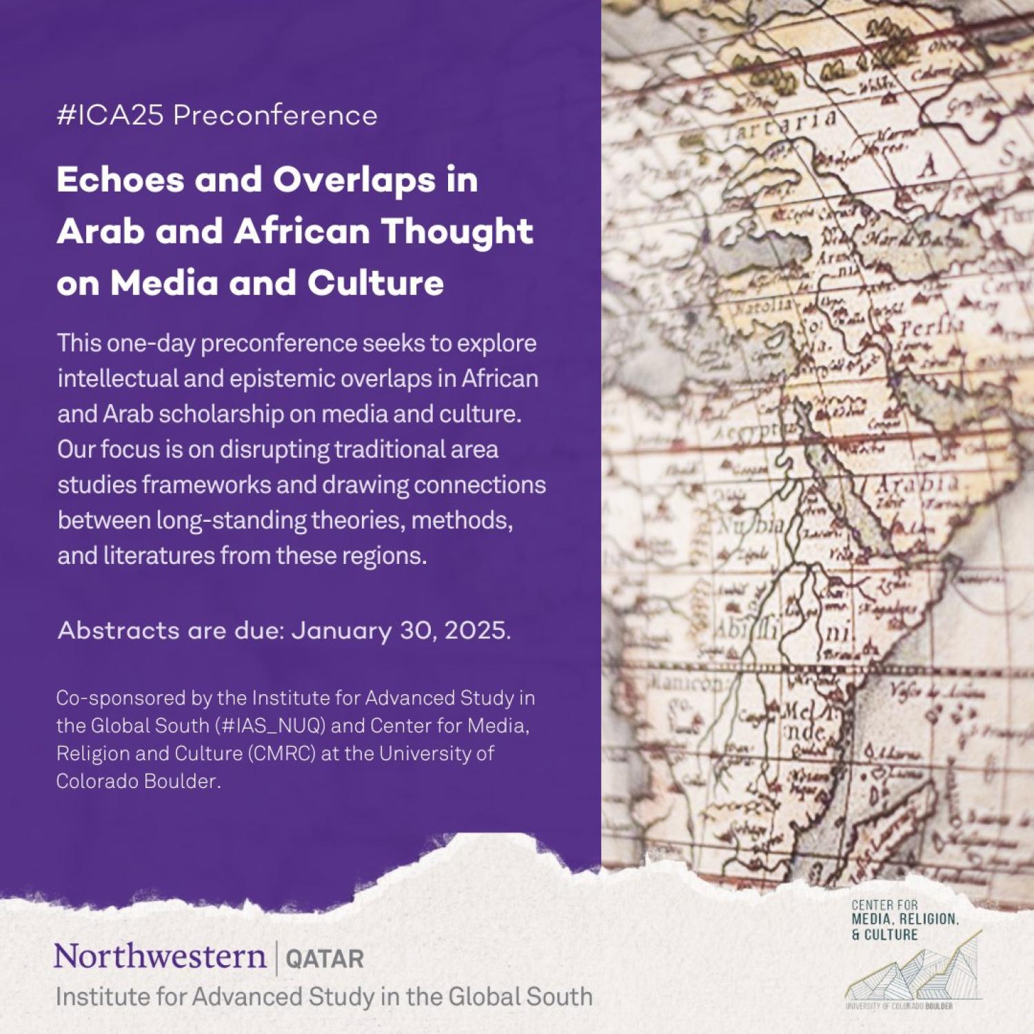 Poster for the call for abstracts