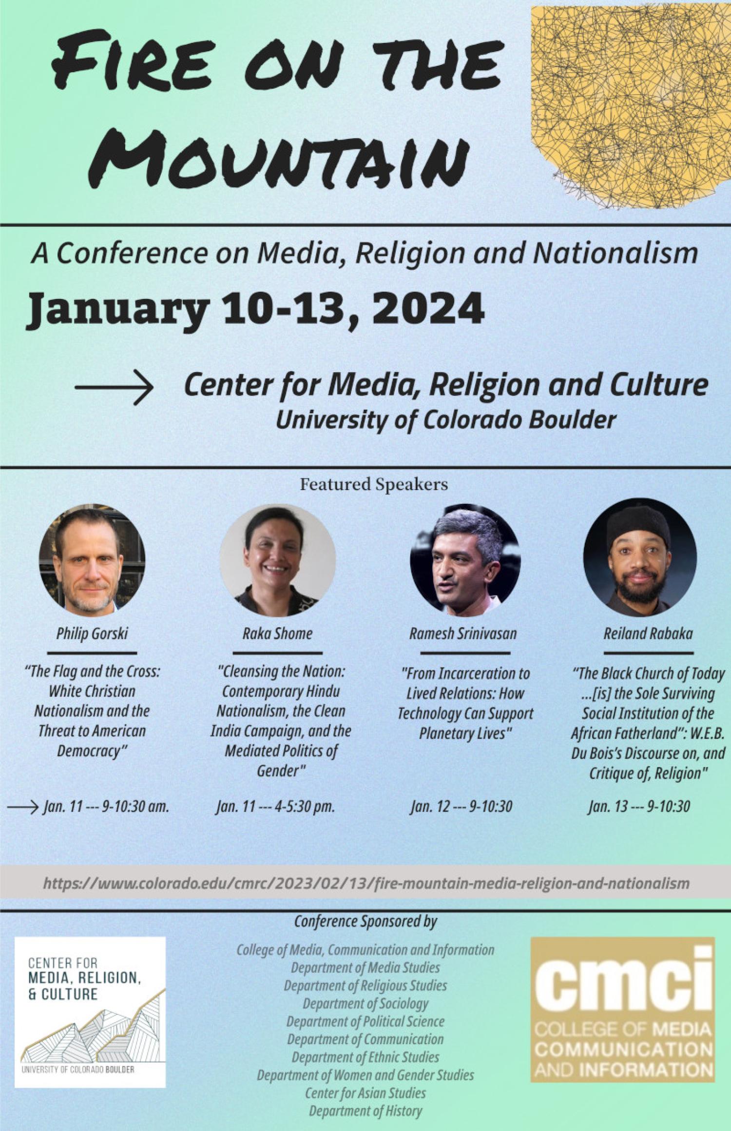 Poster for the Fire on the Mountain conference