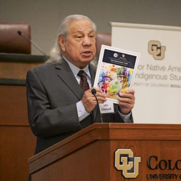 John Echohawk, CNAIS External Advisory Board Member, at UN Perm Forum Jan 2024