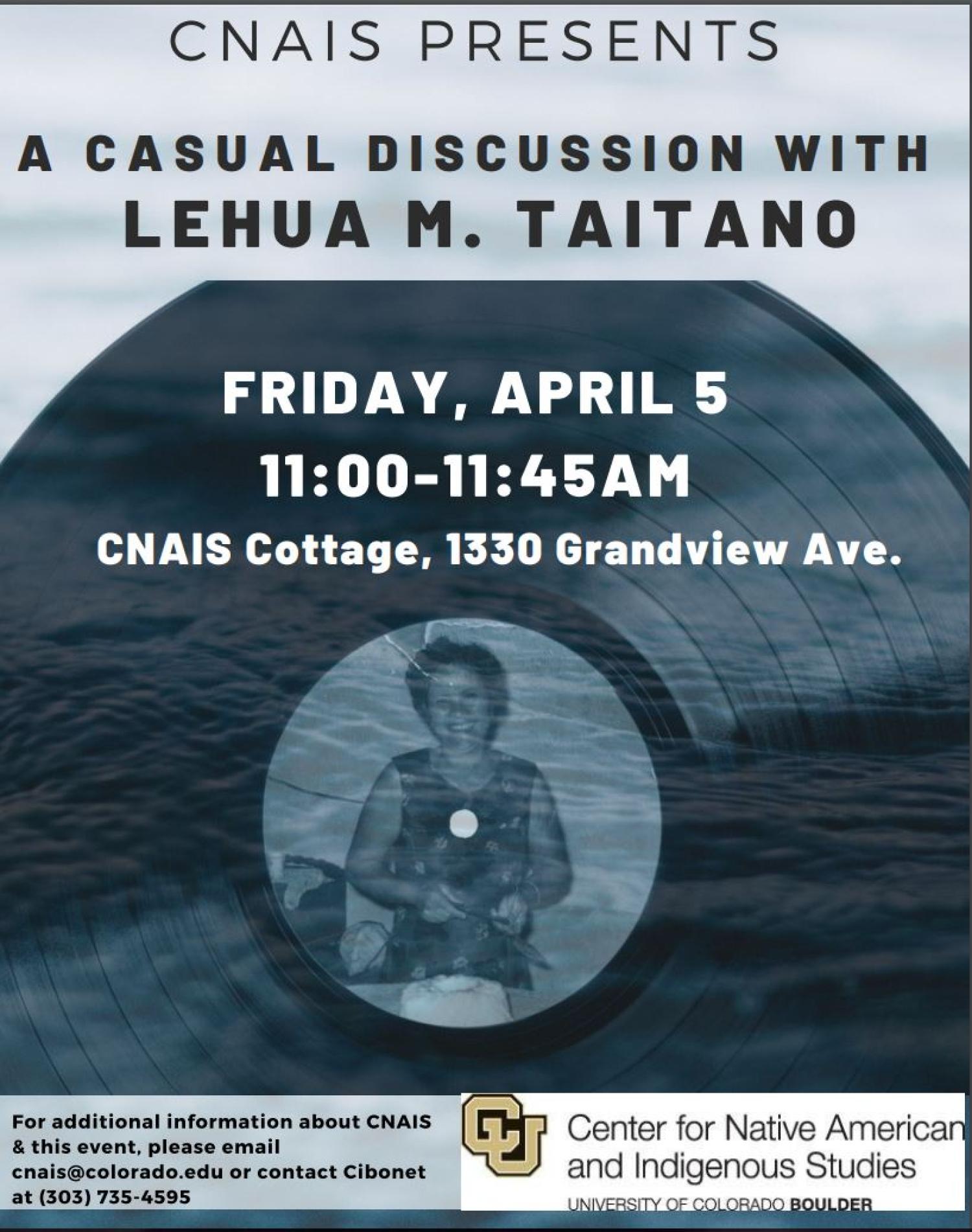 Lehua Taitano CU Boulder CNAIS 