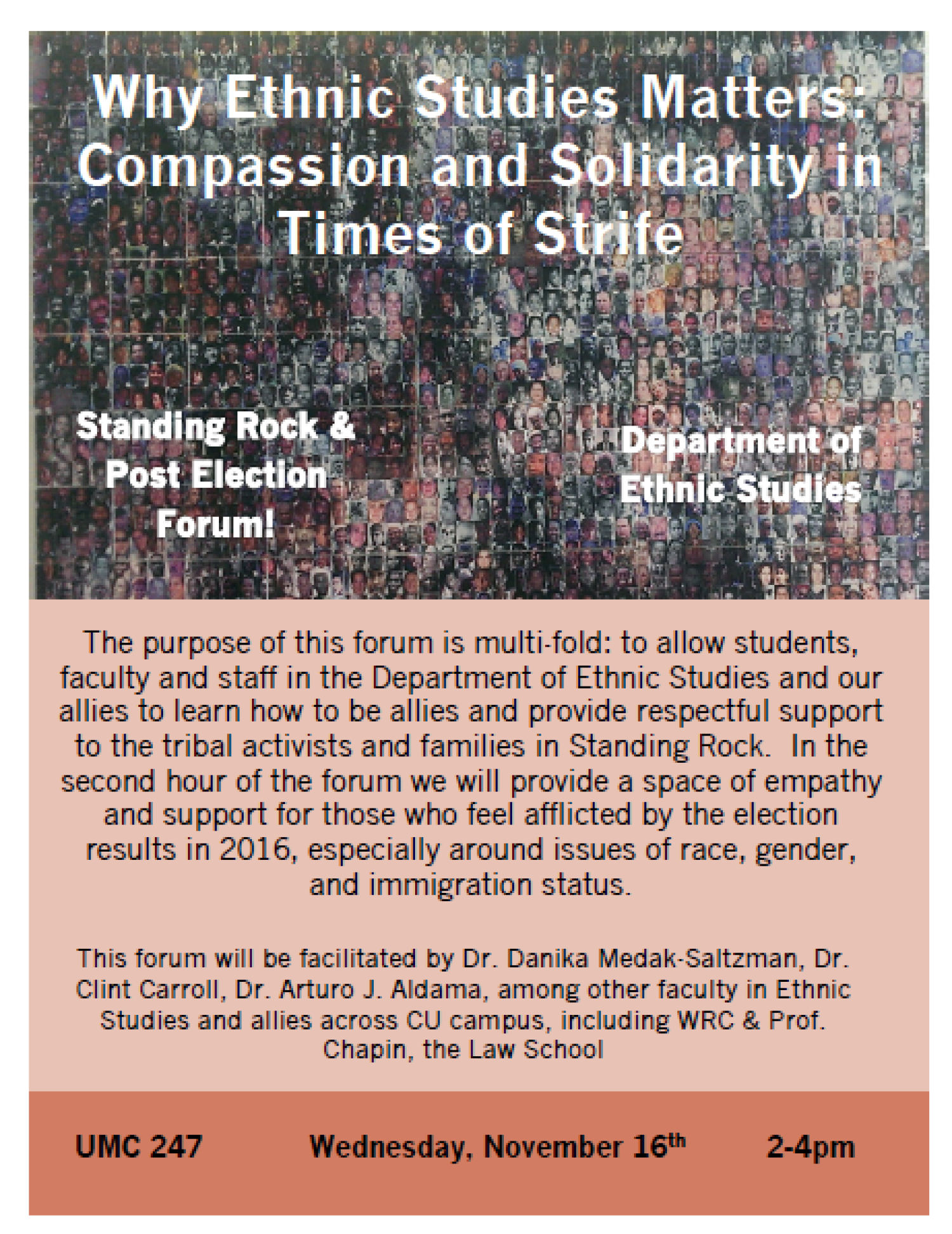 Ethnic Studies Matter flyer