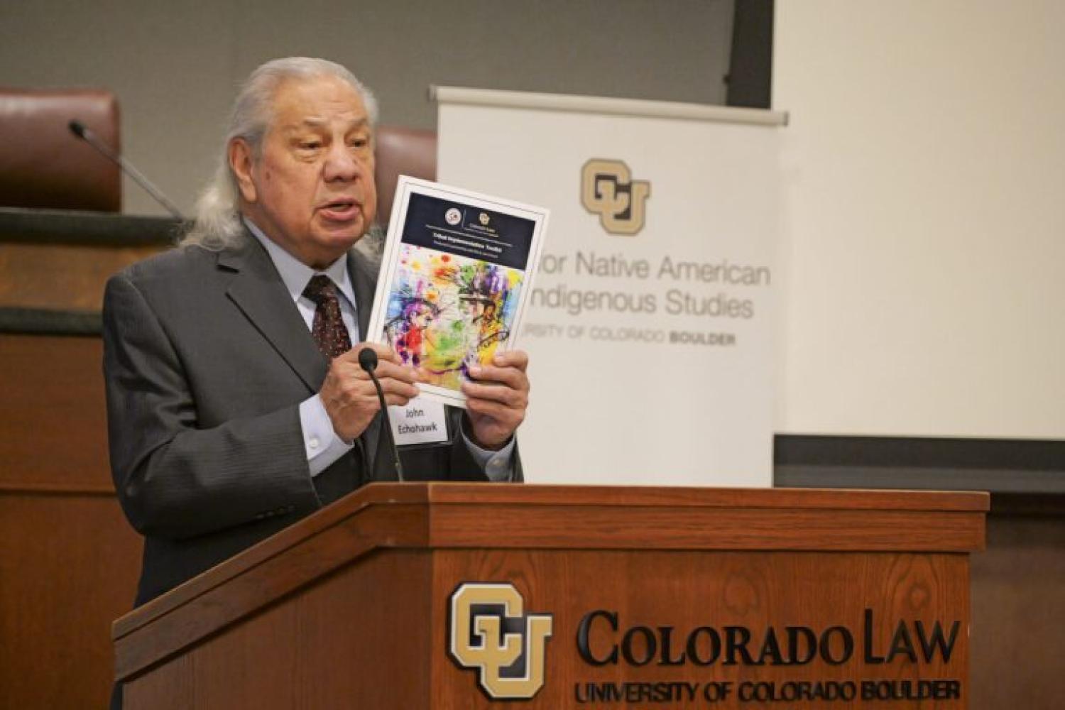 John Echohawk, CNAIS External Advisory Board Member, at UN Perm Forum Jan 2024