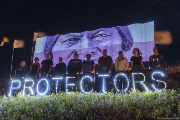 Joe Brusky ThinkPress pic from Dakota Access Pipeline protest