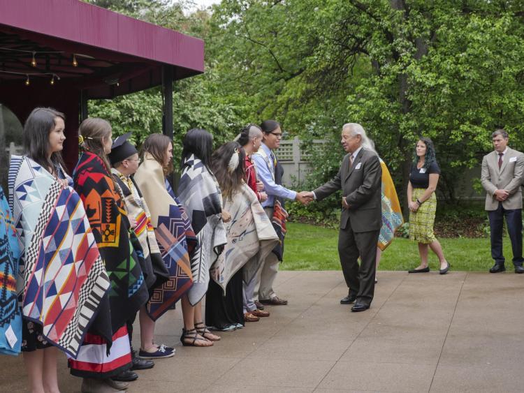 John Echohawk and 2018 Native Grads