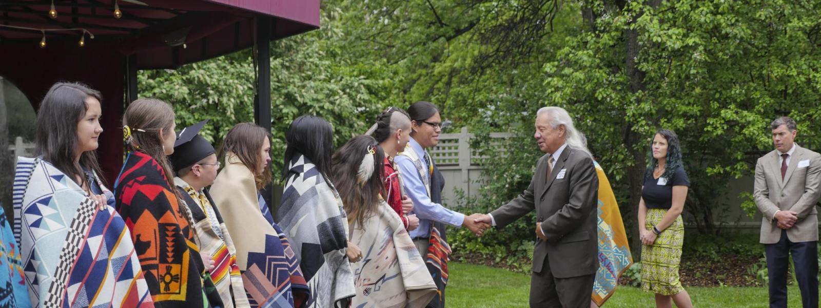 John Echohawk and 2018 Native Grads