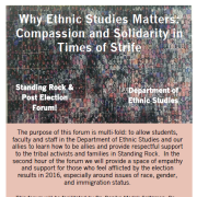 Ethnic Studies event flyer