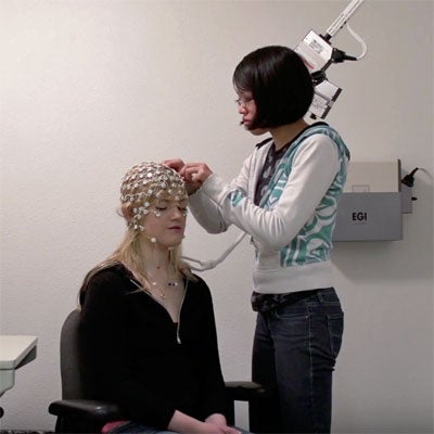 undergraduate engaged in research