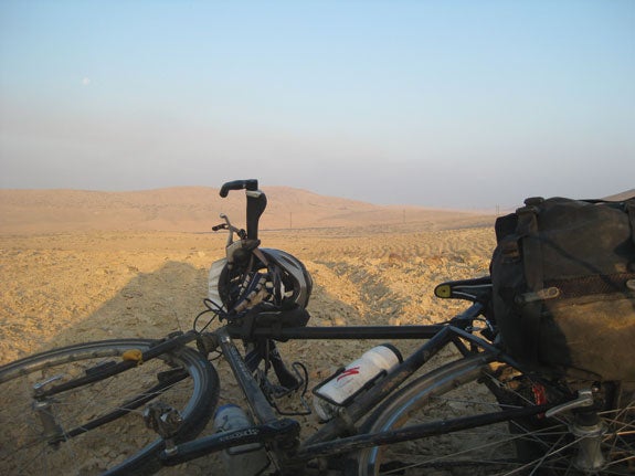 bike on the ground