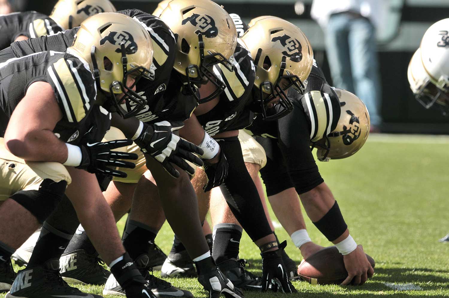 CU Buffs players on the field