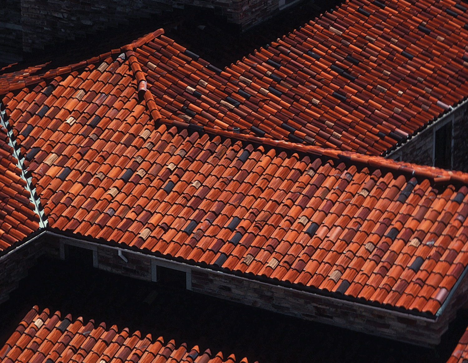 Roof of CU building 