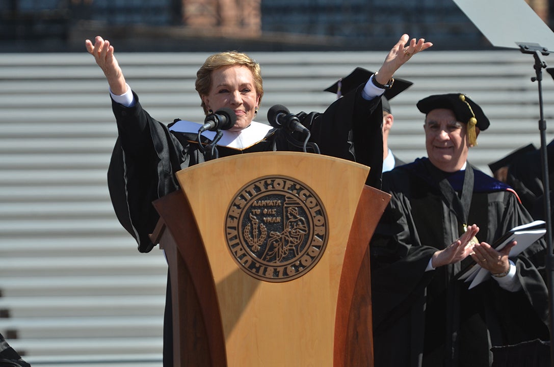 Julie Andrews Commencement