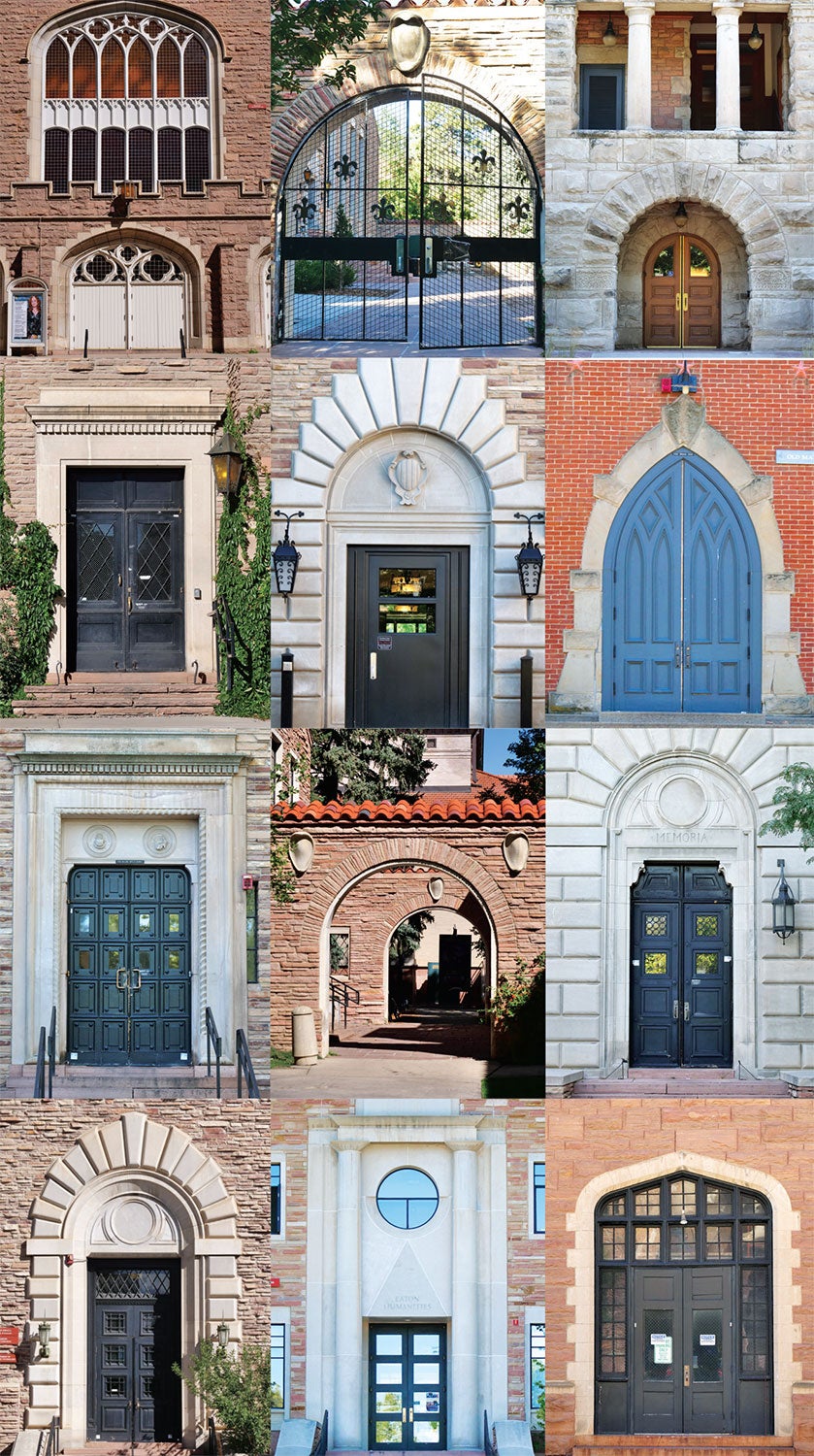 Doorways of CU Boulder 