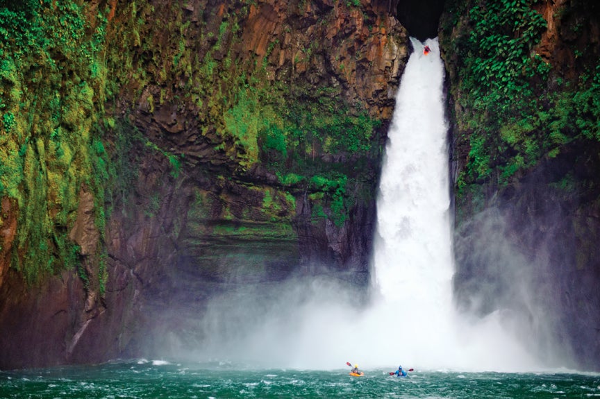 cliff jumping