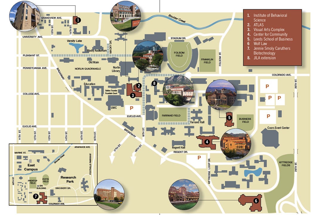 new buildings on campus map