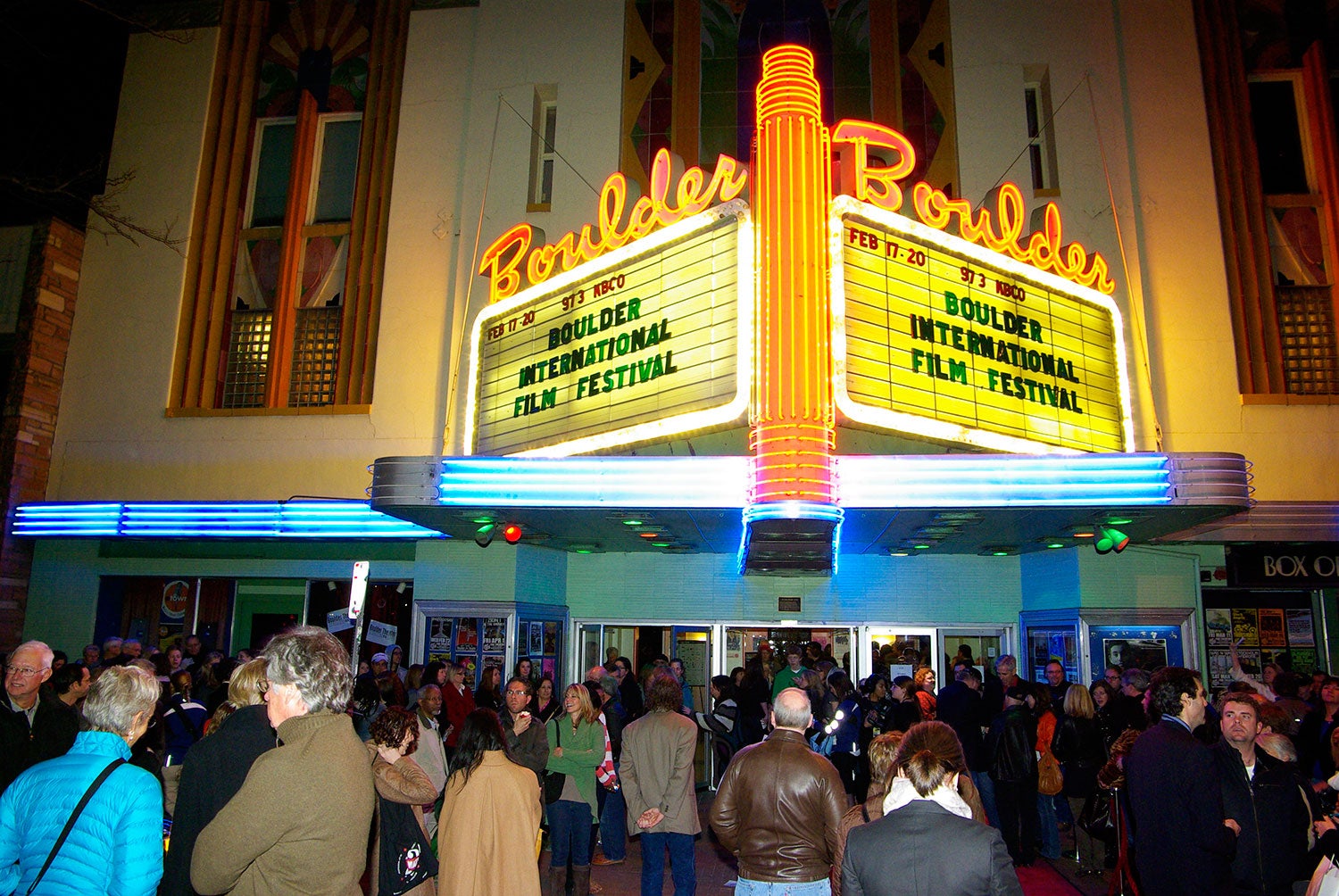 Boulder Theater marquis