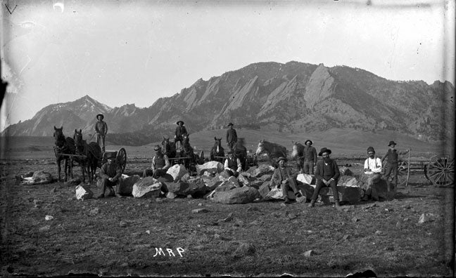 boulder historical photo