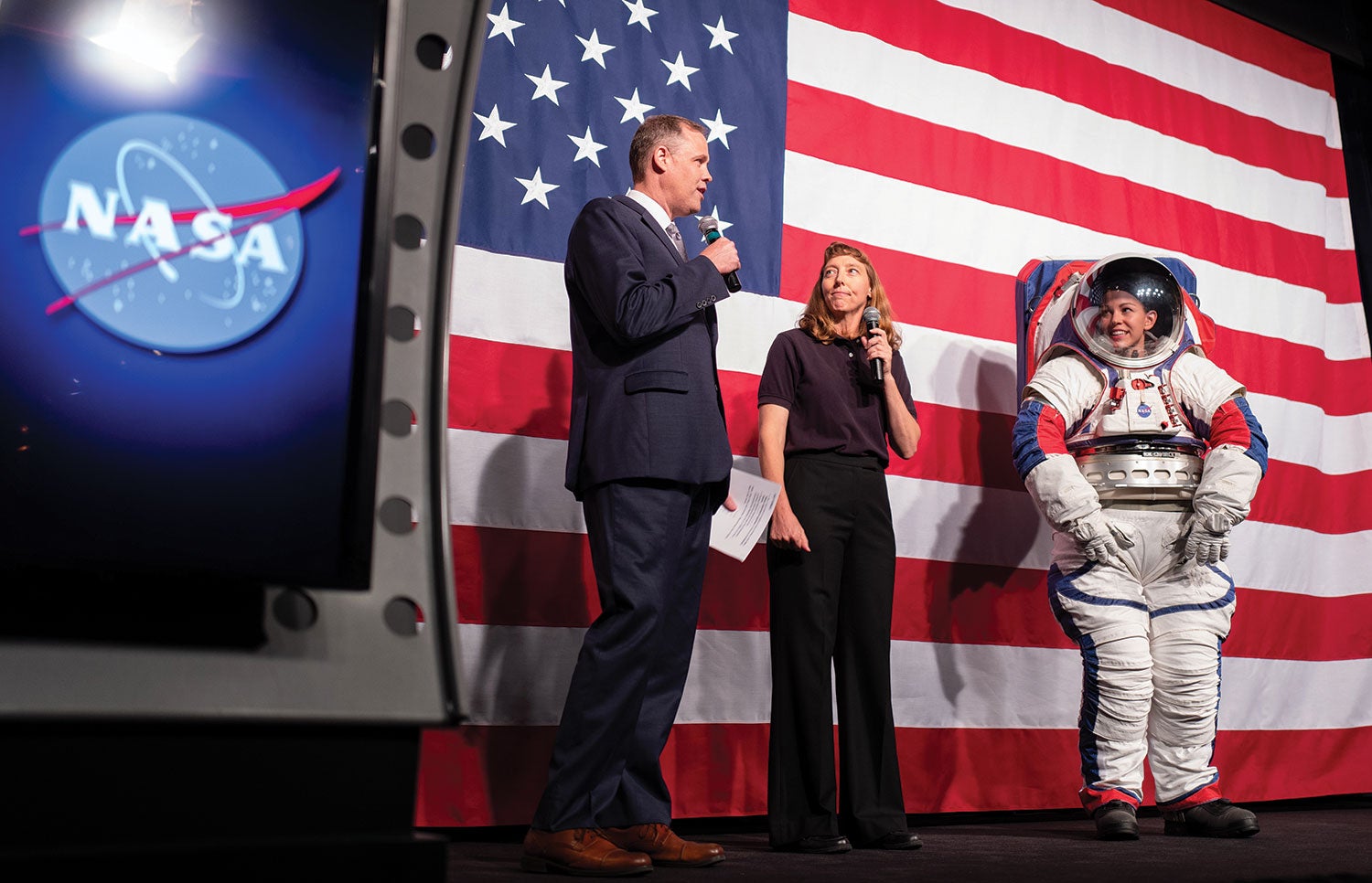 NASA photo of new spacesuit