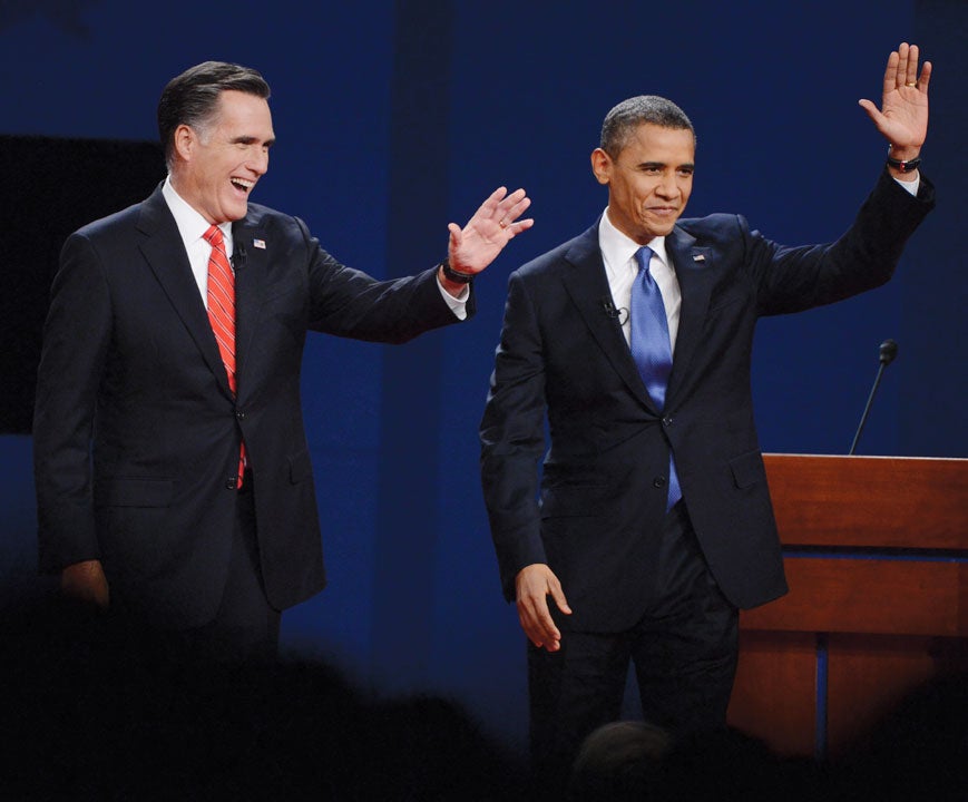 Romeny obama Debate