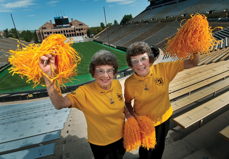 CU Twins in Folsom Field