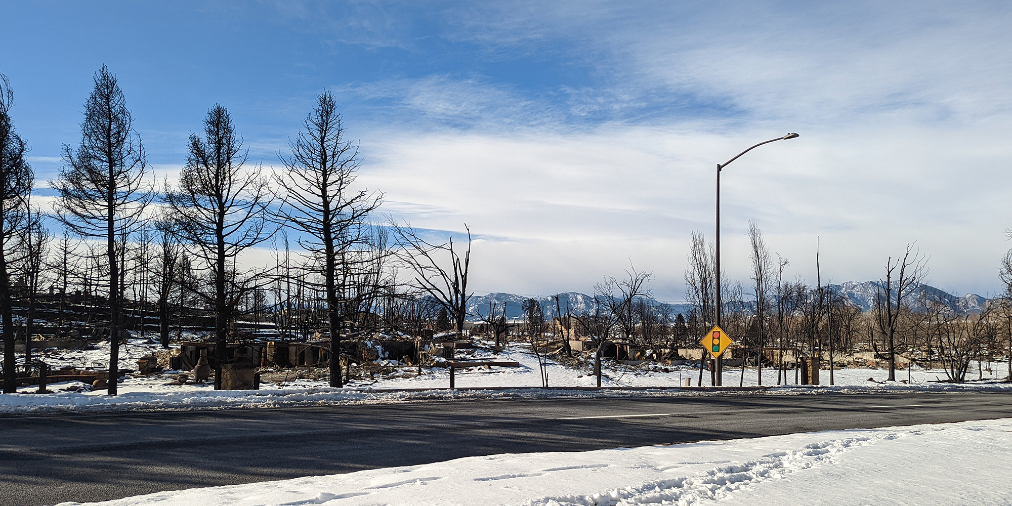 Area impacted by the Marshall Fire 