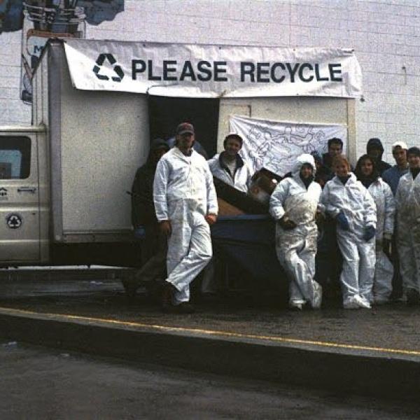 recycling group truck
