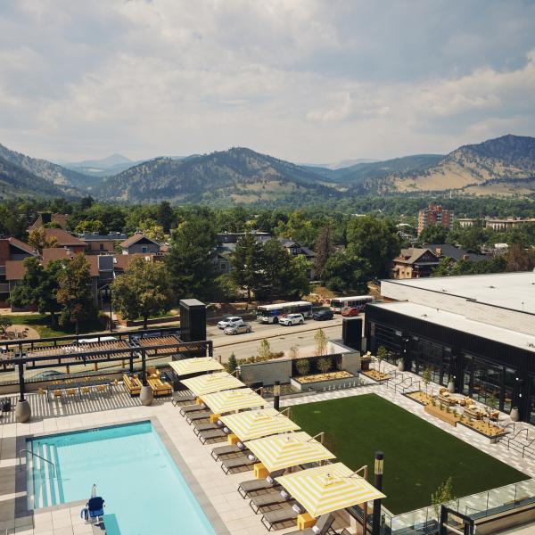 The newly opened Limelight and Moxy hotels.