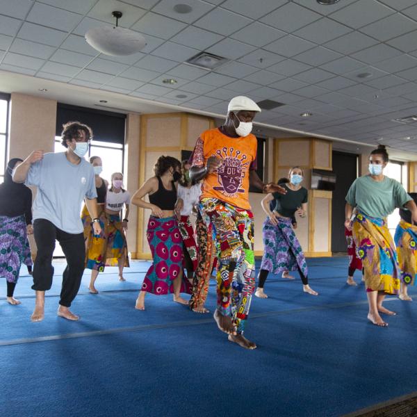 Group of people dancing