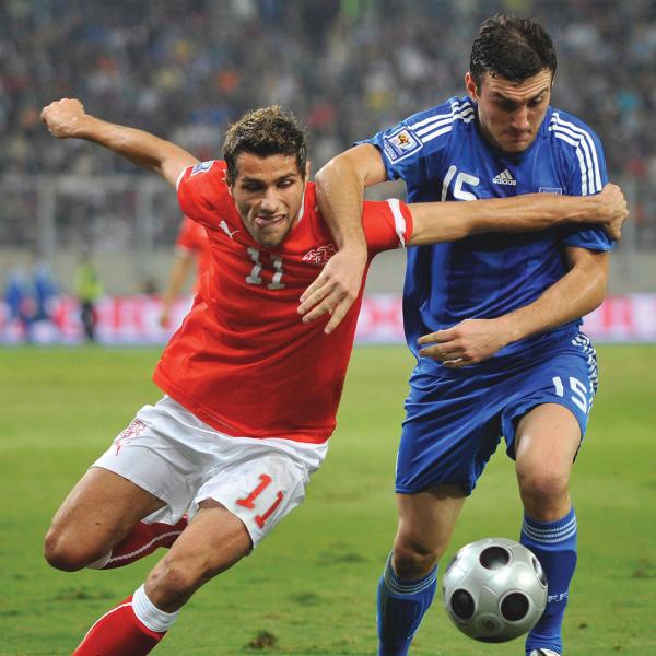 soccer players on field
