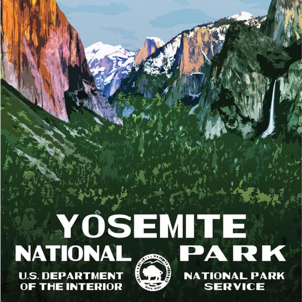 Yosemite National Park poster