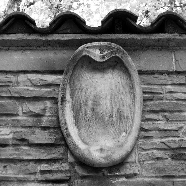 black and white cartouche